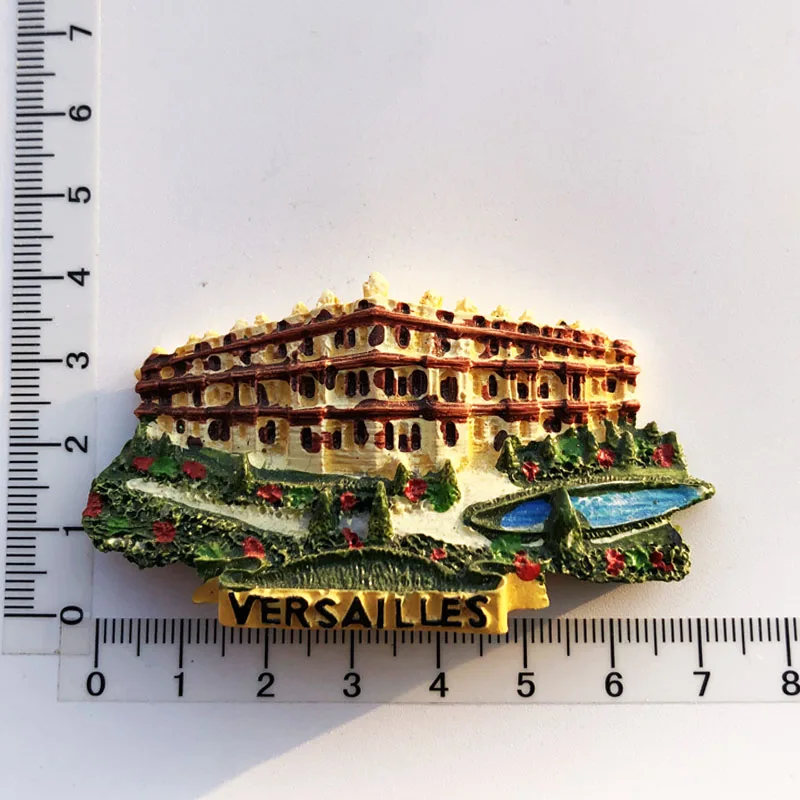 Versailles Palace Fridge Magnet Cultural Landscape Message Stickers Tourist Souvenir Resin Craft Decoration