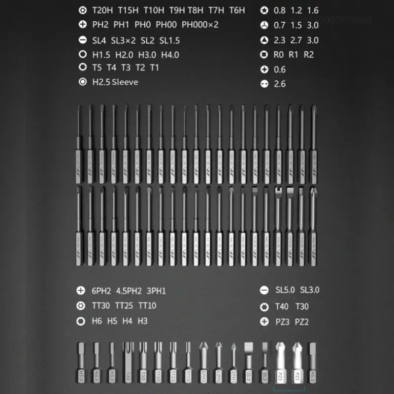 Xiaomi JIMI GNT-72 S2 Magnetic Precision Screwdrivers Kit Dual Layer Multi-purposed Household Repair Screwdriver Set Hand Tool