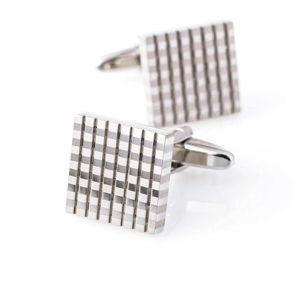 

KFLK Shirt Fashion Cufflinks for Mens Brand Gray cuff links Wholesale Button Gift High Quality Male Guests