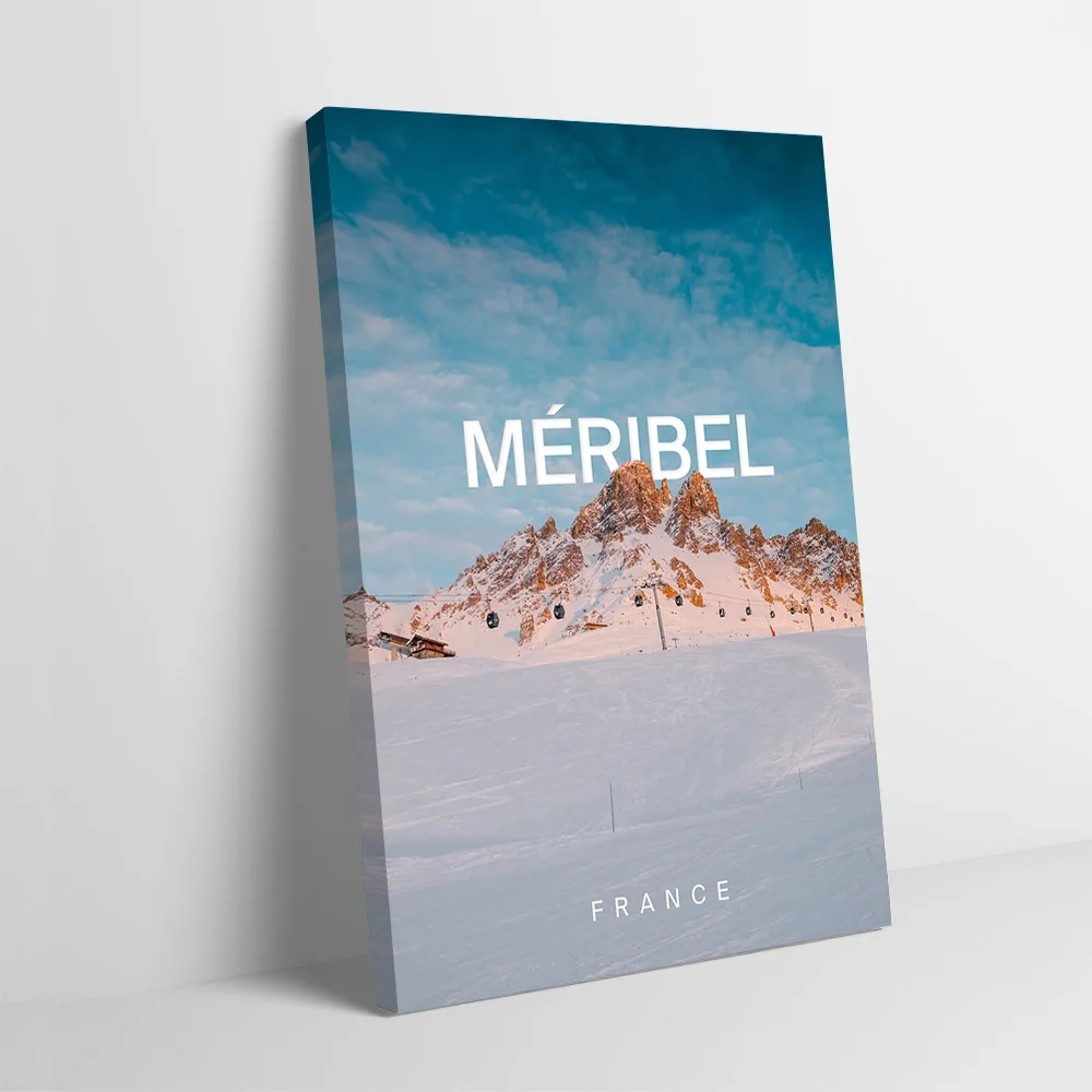 مذريبل منتجع التزلج المشارك تخصيص مطبوعة قماش اللوحة للصور جدار الفن غرفة المعيشة الديكور ديكور المنزل الحمام #1