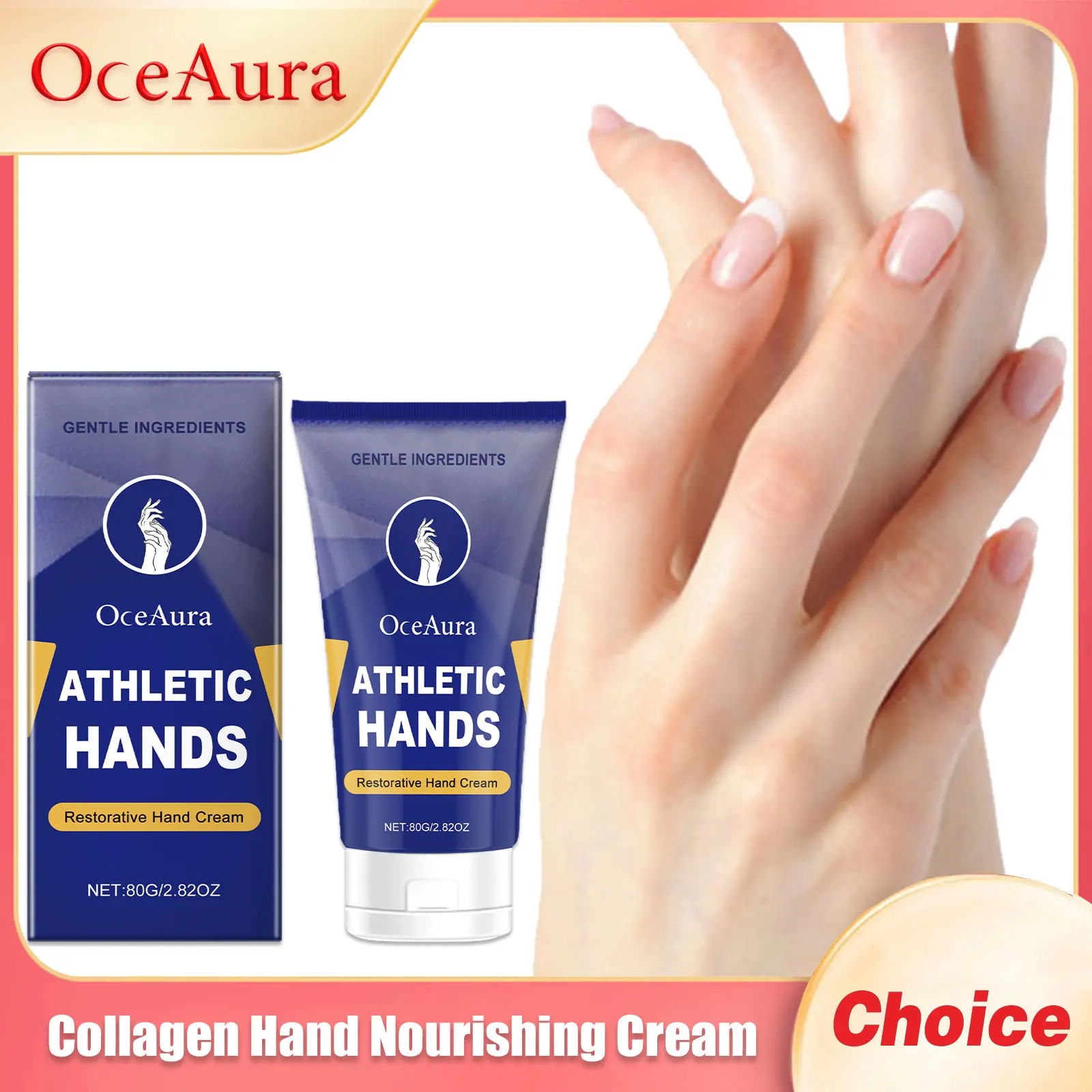 

Collagen Hand Nourish Cream Deep Moisturizing Reduce Drying Repair Damaged Keep Soften Strengthen Brightening Skin Care Lotions