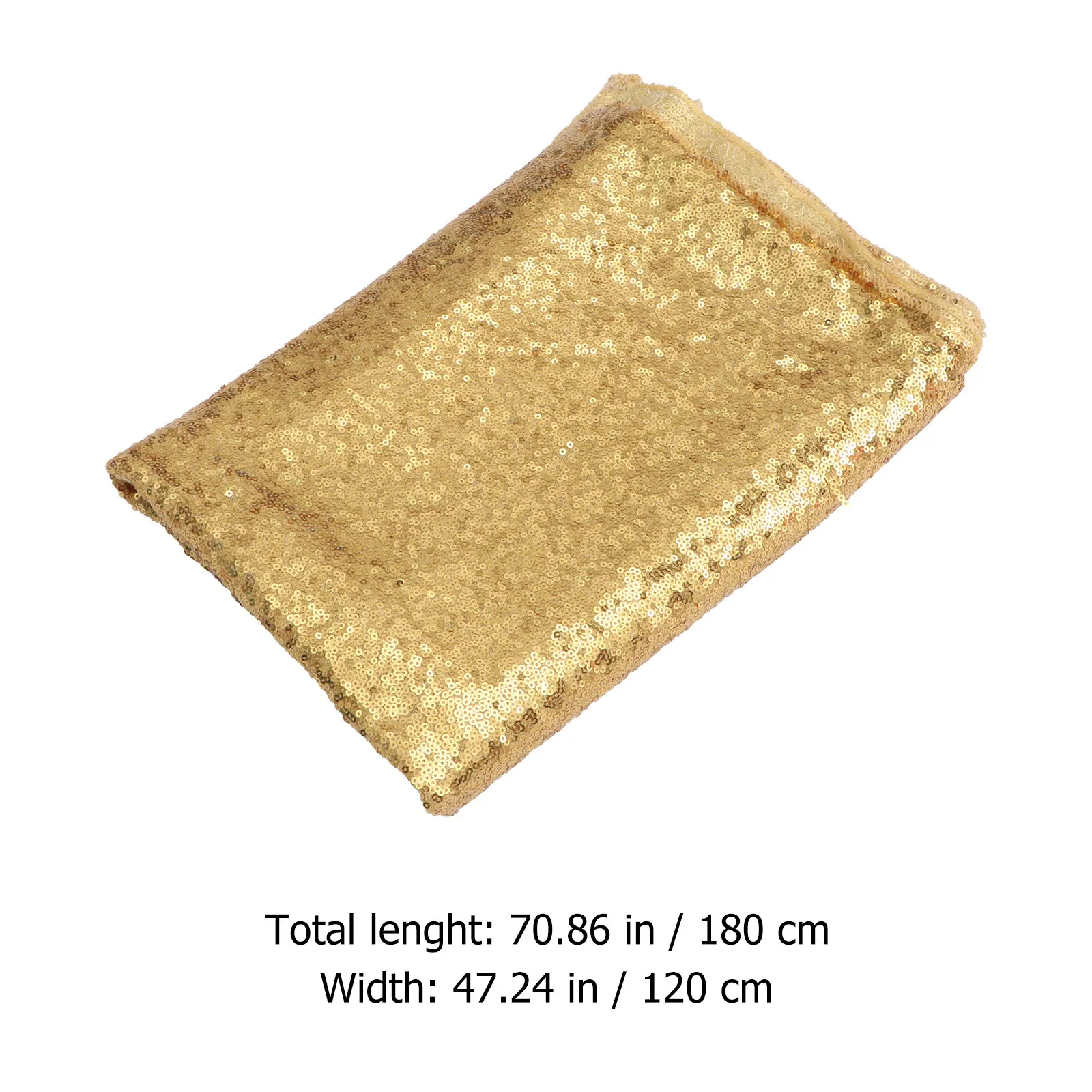 Sequin Fabric Backdrop 1.2x1.8m Gold Golden Curtain for Wedding Photography Party Shimmer Sequin Golden Drape Decoration