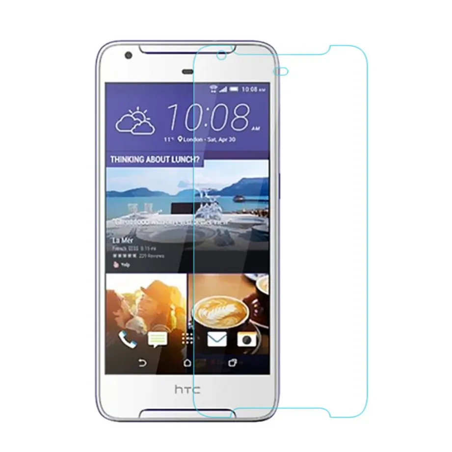 safety cover premium tempered glass on for htc desire 628 / d628 dual sim screen protector 9h toughened protective film guard