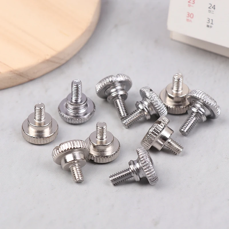 10Pcs Thread Length 5.3/7.5MM Metal Lockstitch Sewing Machine Long Screws Big Head Screw Hem Pull Cylinder Tube Hemmer Screw