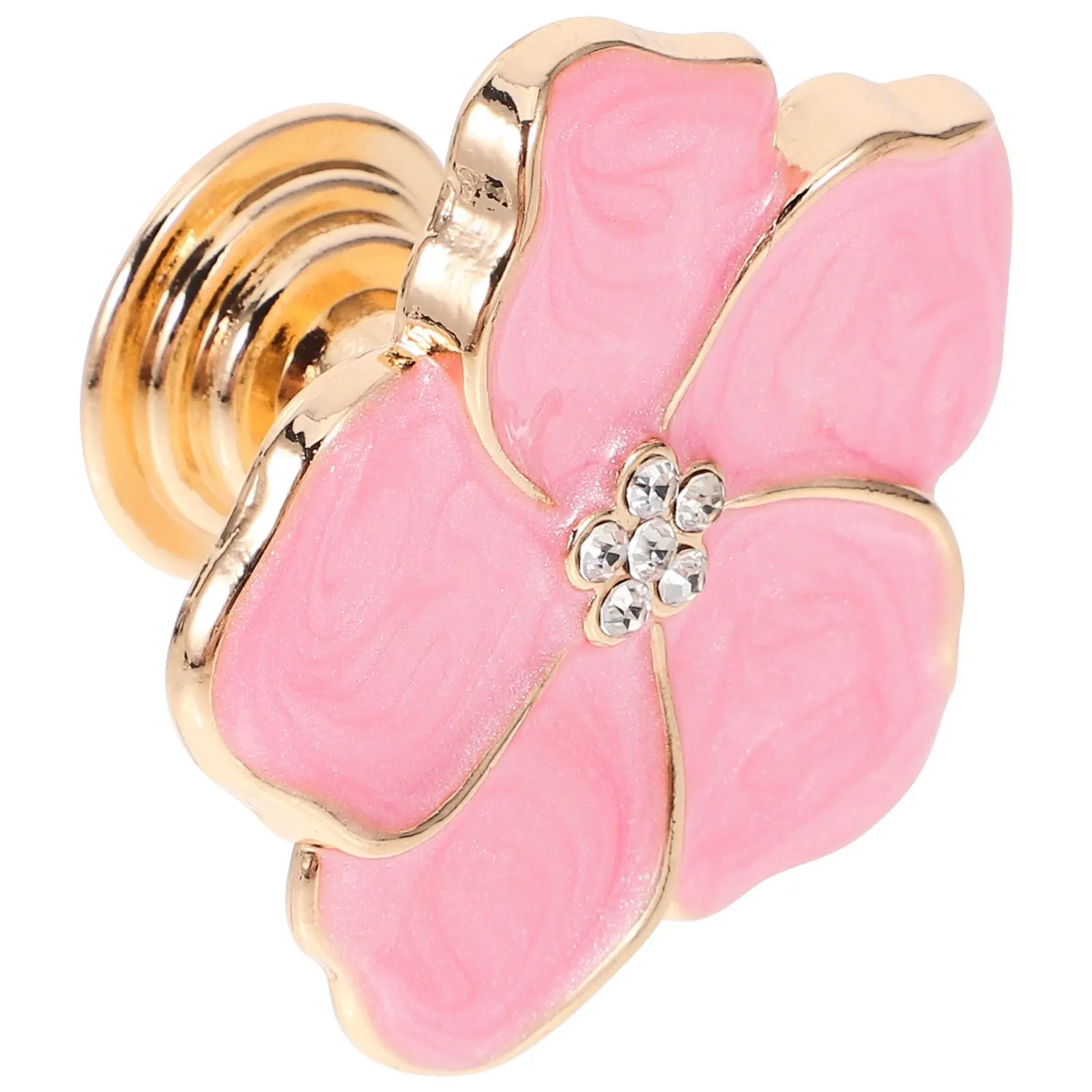 

Alloy Handle Knob Kitchen Wardrobe Door Pull Children Room Green Flower Easy Install Durable Door Knob Hardware