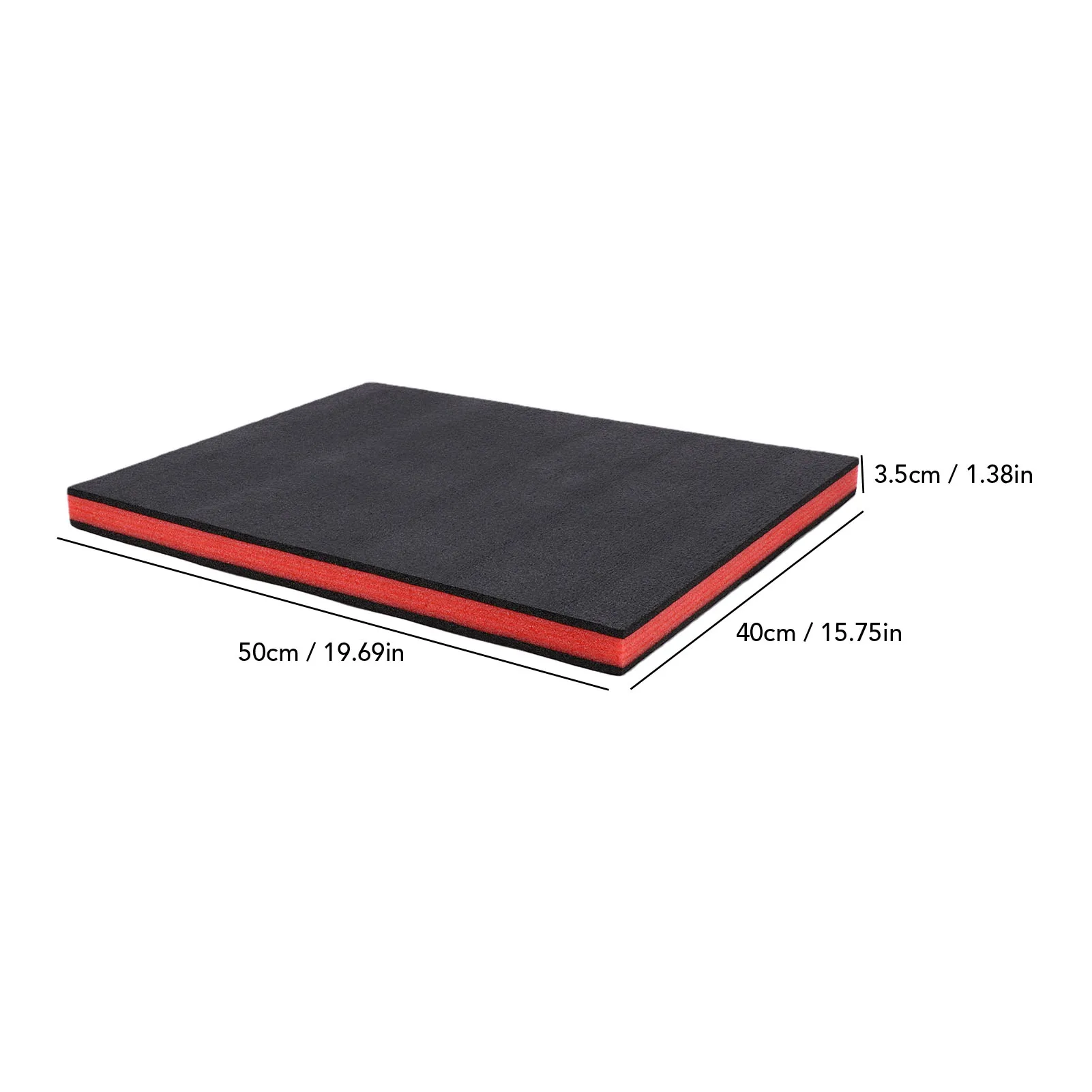 Kit com 4 Espumas de Polietileno Recortáveis para Caixas de Ferramentas e Gavetas Rígidas - 50x40x3,5cm