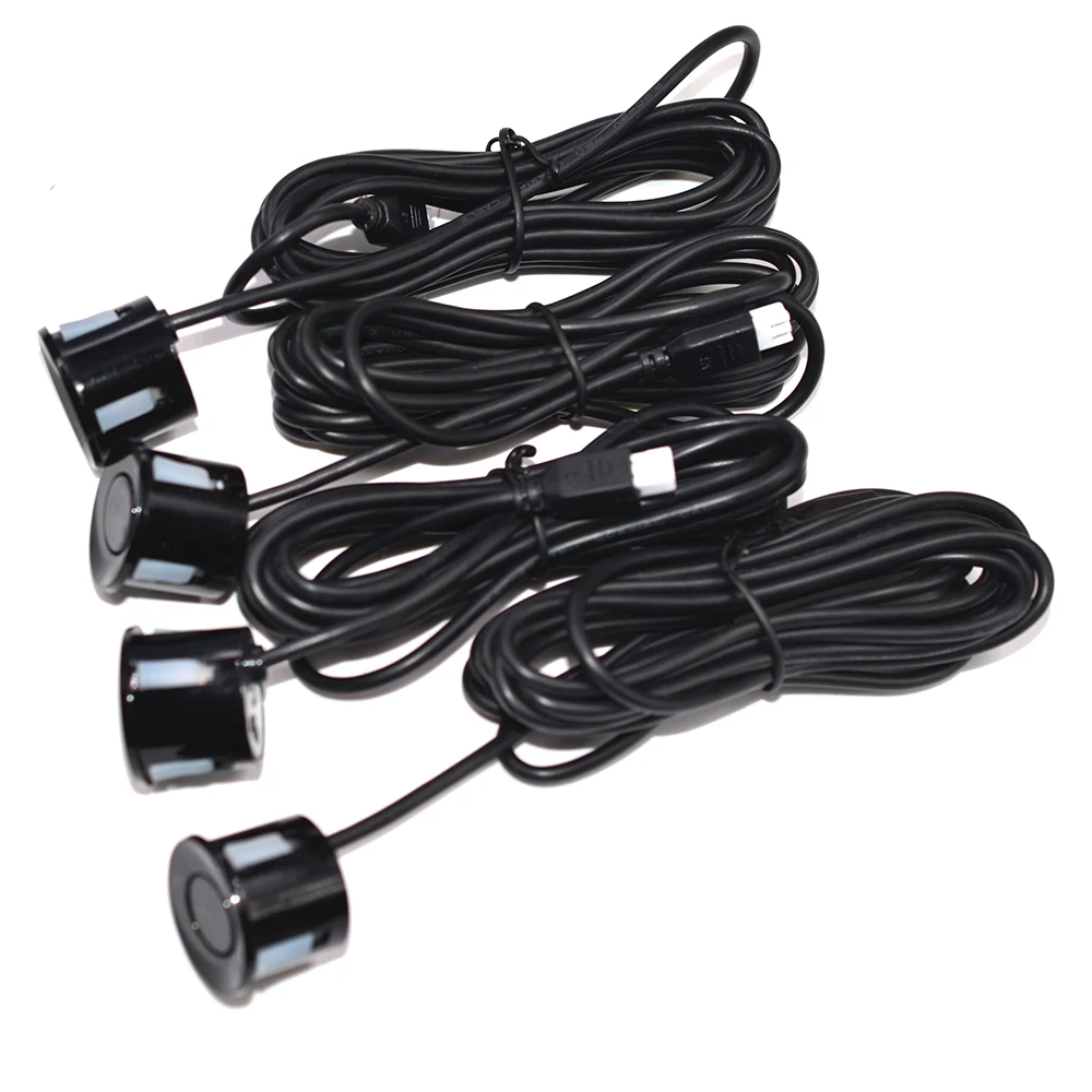 سيارة باركترونك LED وقوف السيارات الاستشعار مع 8 مجسات عكس احتياطية وقوف السيارات الرادار رصد نظام كاشف 22 مللي متر الخلفية العرض