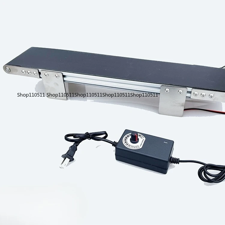 

Metal desktop conveyor belt assembly line small conveyor friction experiment technology innovation learning