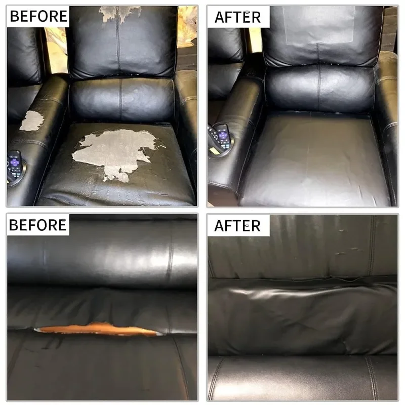 Self Adhesive Leather Repair Patch for Furniture Sofa Car Seats Office Chairs Hand Bag Couch Scratch Tape Kit Waterproof Sticker