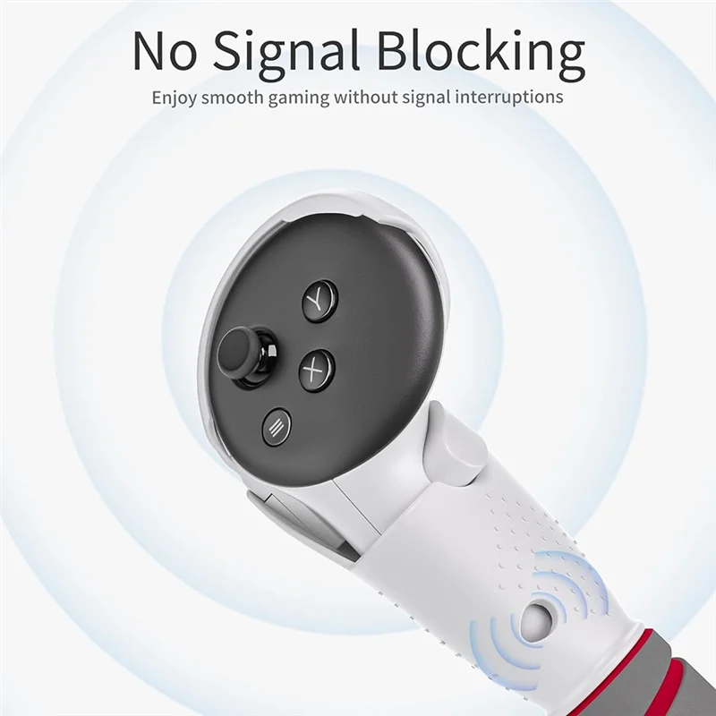 M16K-VR Games Accessories Handle Long Arms Grips For Meta Quest 3/Quest 3S Controller VR Baseball Play