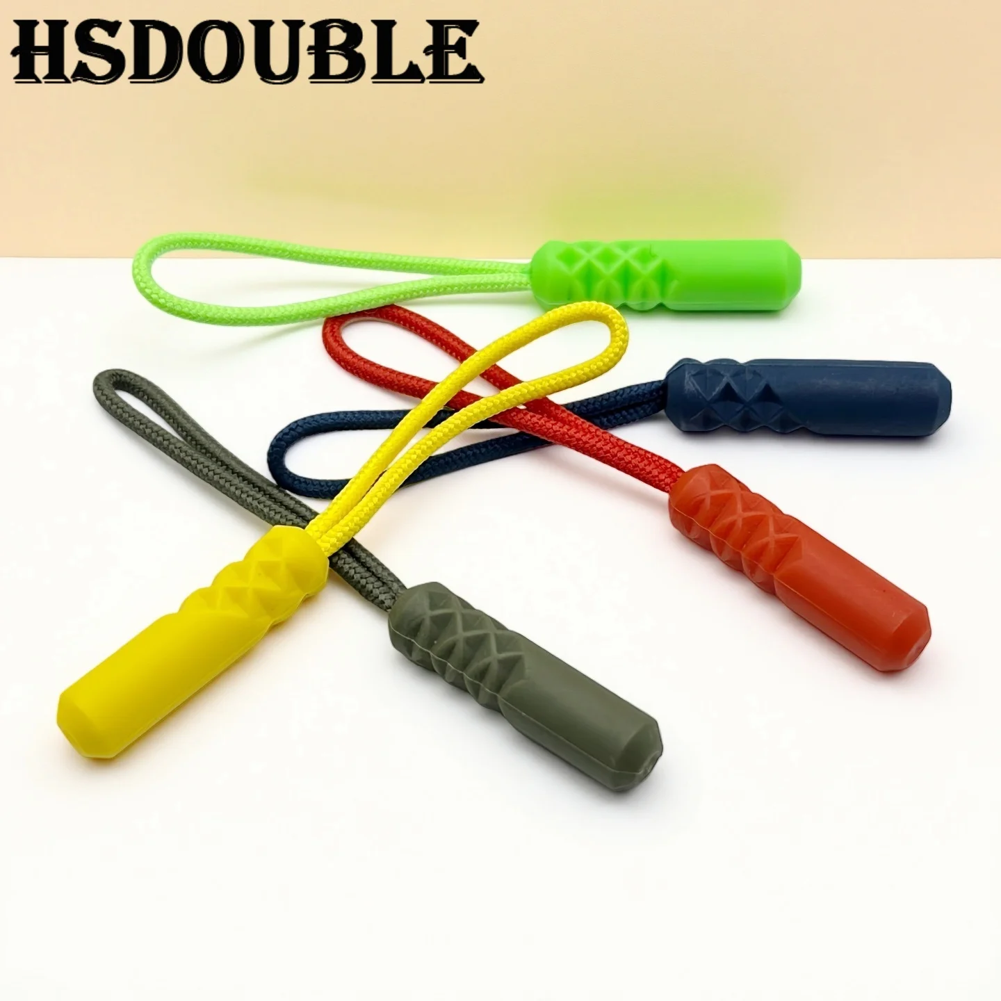 10-50Pcs Colorful Zippers Pull Puller End Fit Rope Tag Replacement Clip Broken Buckle Fixer Suitcase Tent Backpack Zipper Cord - view 4