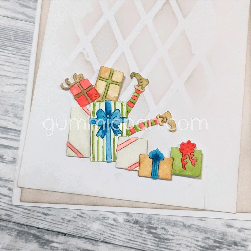 عيد ميلاد سعيد قطع معدنية يموت DIY بها بنفسك خردة الحجز الحرف يموت قطع الإستنسل صانع ألبوم صور قالب اليدوية الديكور #3