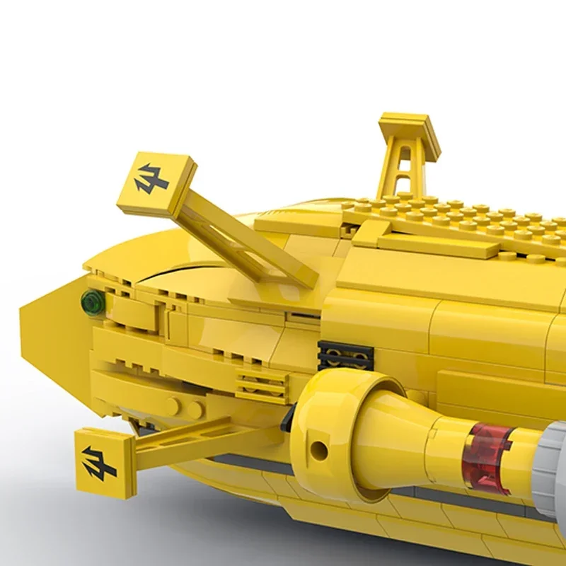 MOC-décennie s de Construction Modulaires pour Enfants, Modèle Militaire U-Boot, Grande Technologie Sous-Marine, Jouets à Assembler Soi-Même, Cadeaux