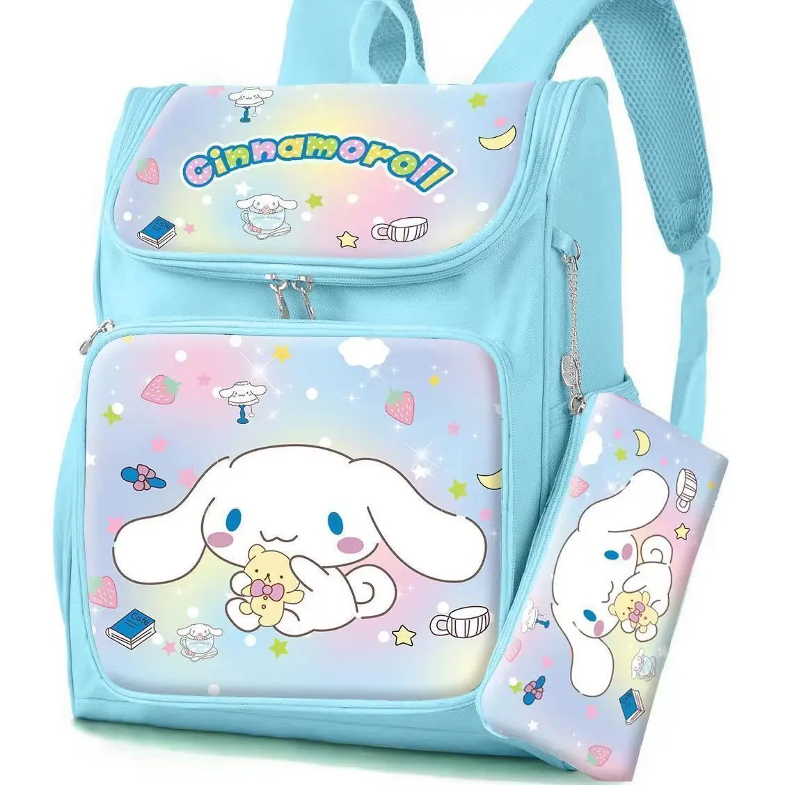 Sanrio Anime Hello Kitty, My Melody Kuromi zaini Cinnamoroll per bambini, Kawaii Cute mochilas aetetic bag escuela