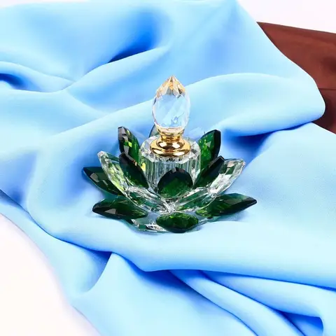 2/10 st 3 ml eterisk olja flaska kristallglasflaskor med glasdropper sticka Attar olja parfym doftbehållare flaskor 6 best sales kristall parfymflaska - №4