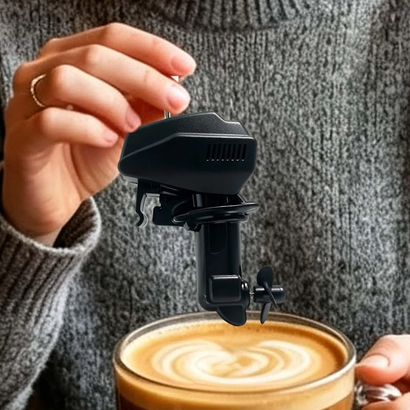 Handheld Beverage Stirring Tool Compact Electric Boat Motor Coffee Mixer Lightweight Drink Stirrer Supply For Yacht Kitchen