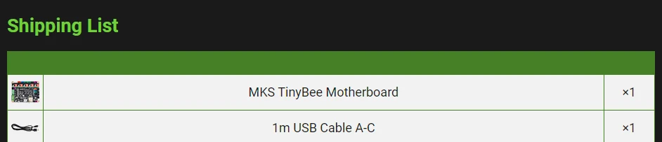 Makerbase MKS TinyBee Motherboard 3D-Drucker Steuerplatine ESP32 MCU 3D-Drucker Teile TFT-Bildschirm WLAN-Funktion WEB-Steuerung – Detail 2