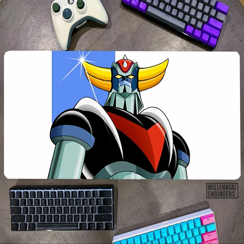 

UFO R-Robot G-Grendizer Cartoon Mouse Pad Desk Mat Keyboard Premium Mousepad Gaming Mats Office Accessories Big Mousepepad Gamer