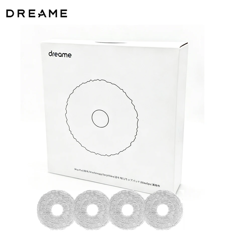 Original Dreame X50 Ultra Wischtuch-Ersatzteile für X40/X30 Ultra/L20 Ultra/X20 Pro/L40s Ultra/L10S Ultra Gen 3/L40 Ultra Gen 2 Mops