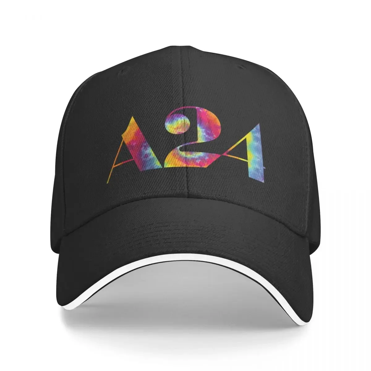 

A24 tie dye logo Baseball Cap Beach Uv Protection Solar Hat fishing hat Sunscreen Caps Women Men's