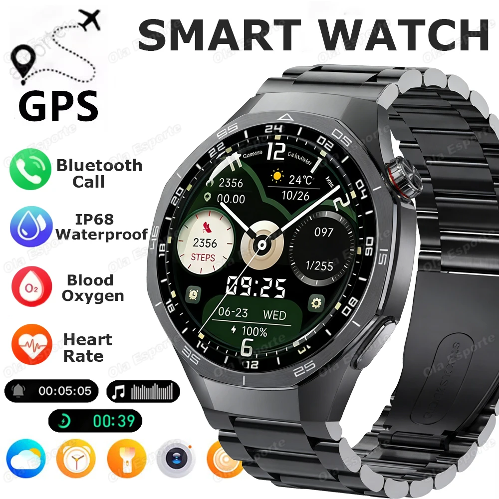 

Watch 5 Pro Health Smart Watch 2026 Dynamic Lsland Sleep/ECG Monitor Game Bluetooth Call Heart Rate Sports Waterproof Smartwatch