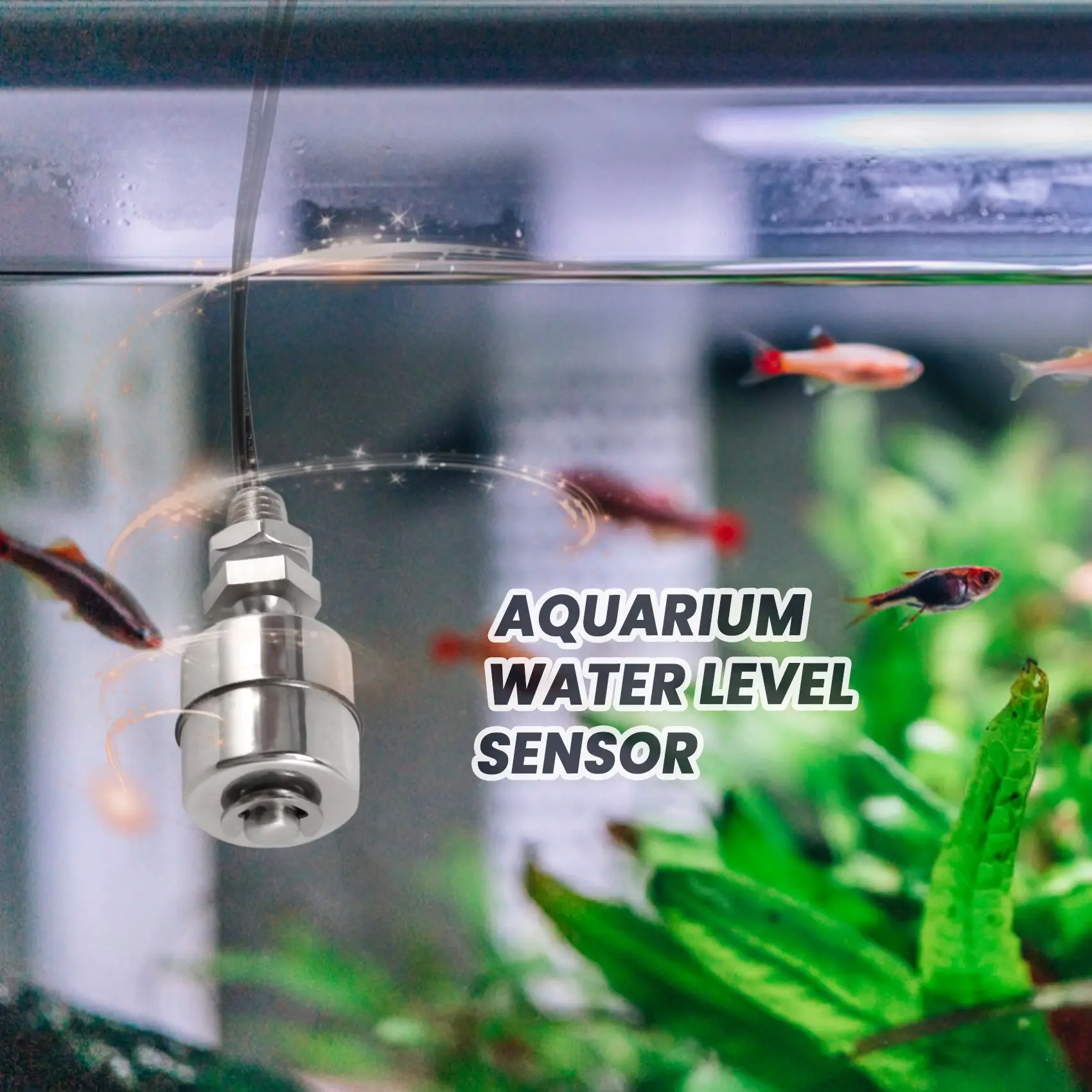 Aquarium Pool Liquid Water Level Sensor Stainless Steel Float Switch