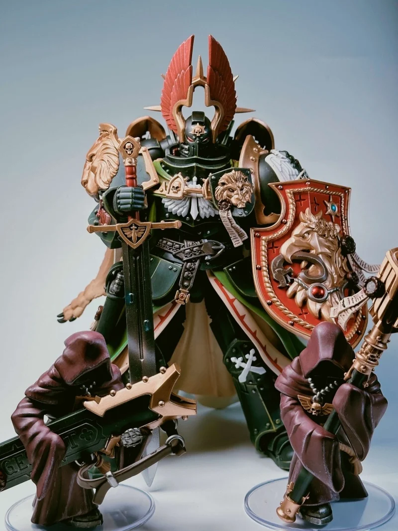 

Original JOYTOY Warhammer 40,000 Dark Angels Primarch Lion El‘Jonson 1/18 Movable Action Figures Game Peripheral Model Toys