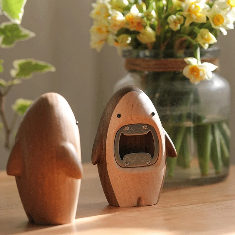 Animal Decorative Beer Bottle Opener Portable Bottle Opener Wine Soda Bottle Cap Removal Tool Home Decoration White-A09G