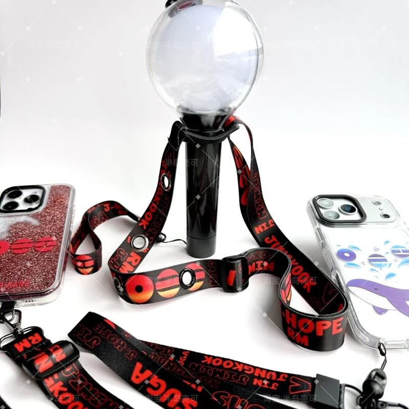 BTS RJINHIT ARIRANG Crossbody Lanyard Adjustable Shoulder Strap Phone Rope Beam Chain Light Stick Concert Fans Collect Gifts view 2