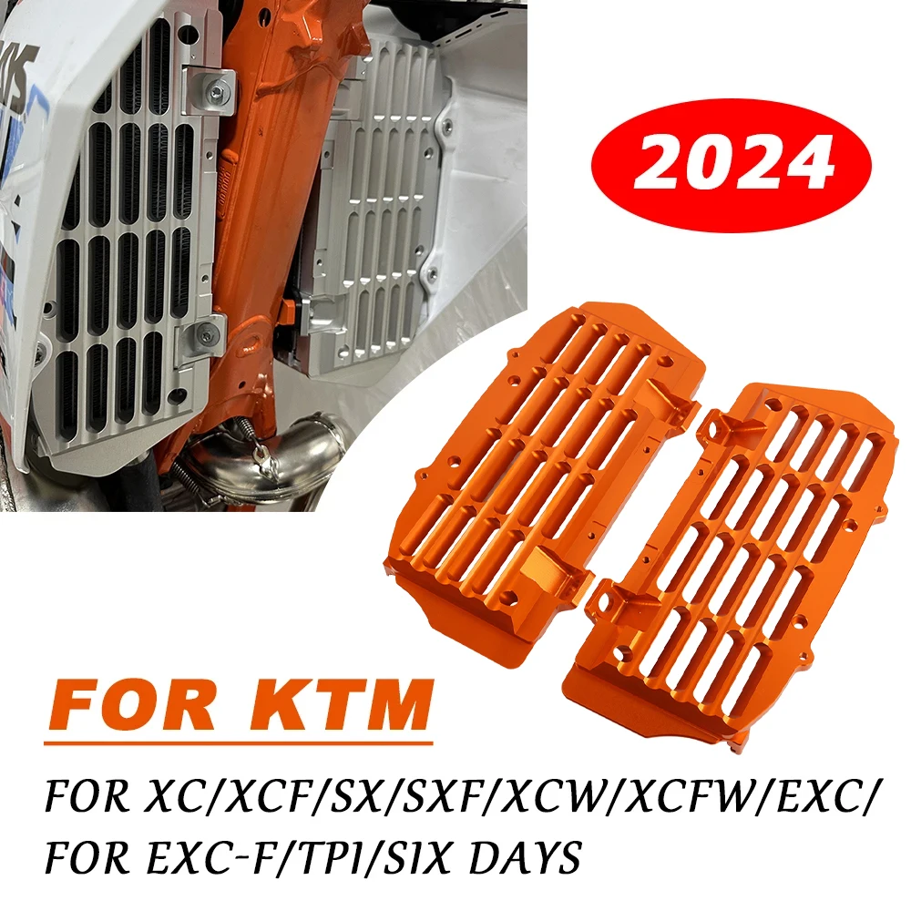 NEW Motorcycle Radiator Guard Grill Cover Protector Grille For KTM EXCF EXC XCF XC SXF SX 125 250 300 350 400 450 500 2024 Parts