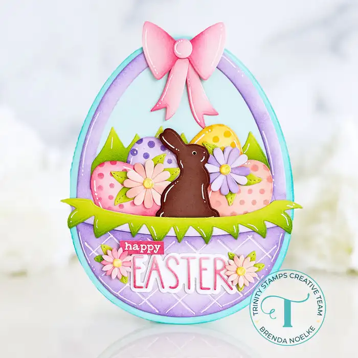Easter Basket Egg Peep Trio Metal Cutting Dies Clear Stamps for DIY Greeting Card Making Scrapbooking Craft February 2026 New