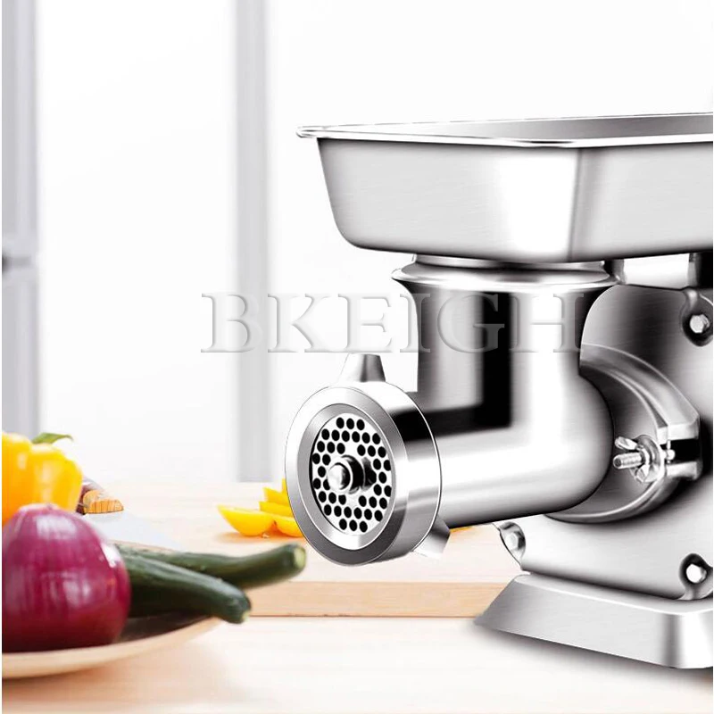 

Electric Meat Grinder, Stainless Steel Sausage Filler, Food Processor, Household Appliances