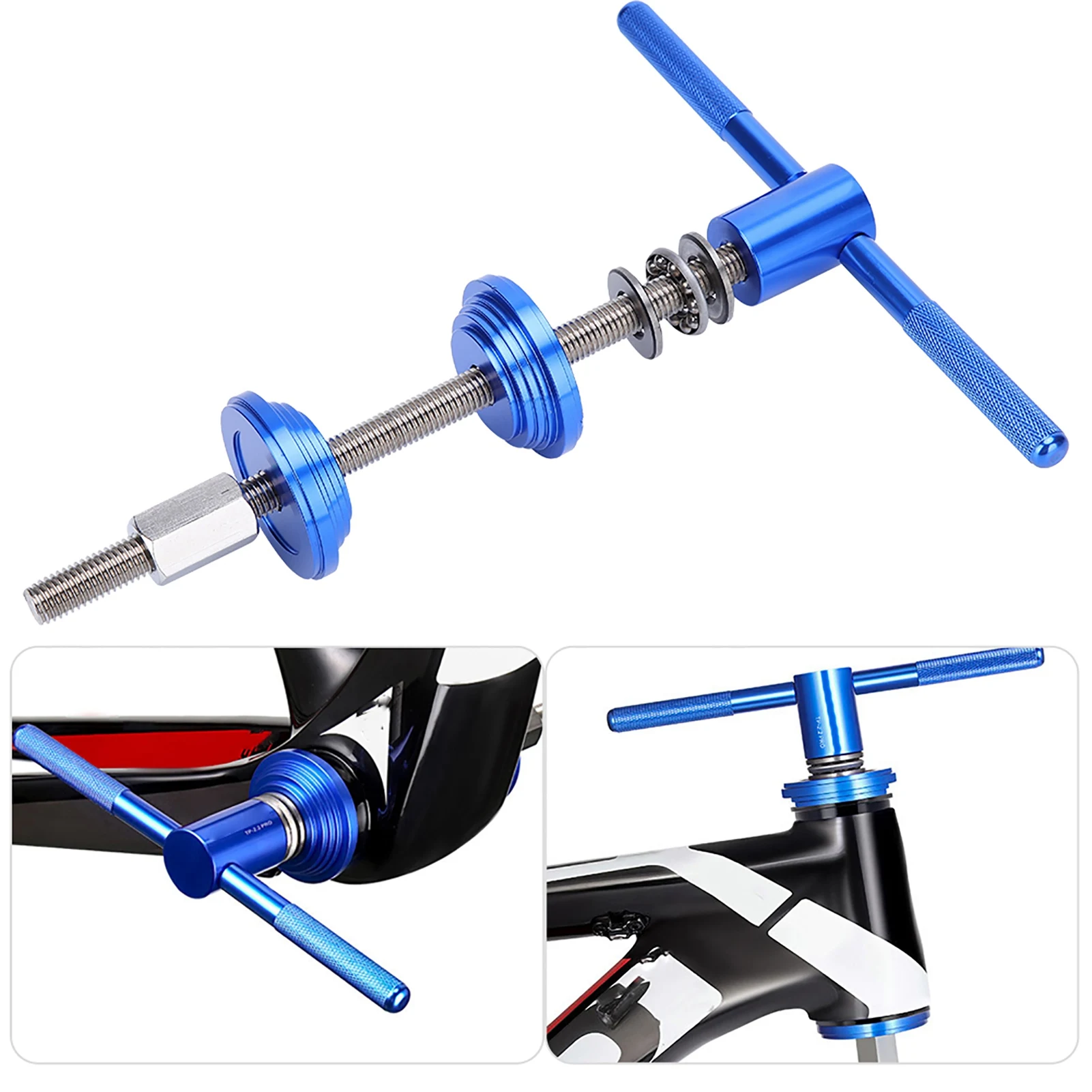 Bike Headset BB Bottom Bracket Press Tool for Mountain Bike Press‑In Installation Tools