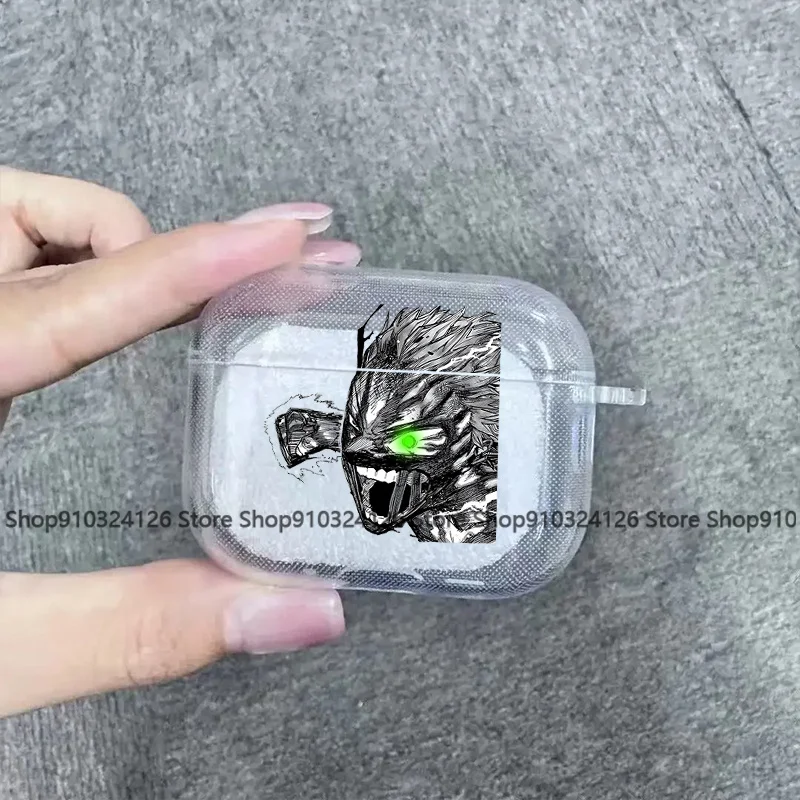 اليابان أنيمي واحد لكمة M-Man غارو شفافة حقيبة سماعة الاذن ل Airpods Pro3 2025 لينة واضحة غطاء ل Airpods 4 للصدمات