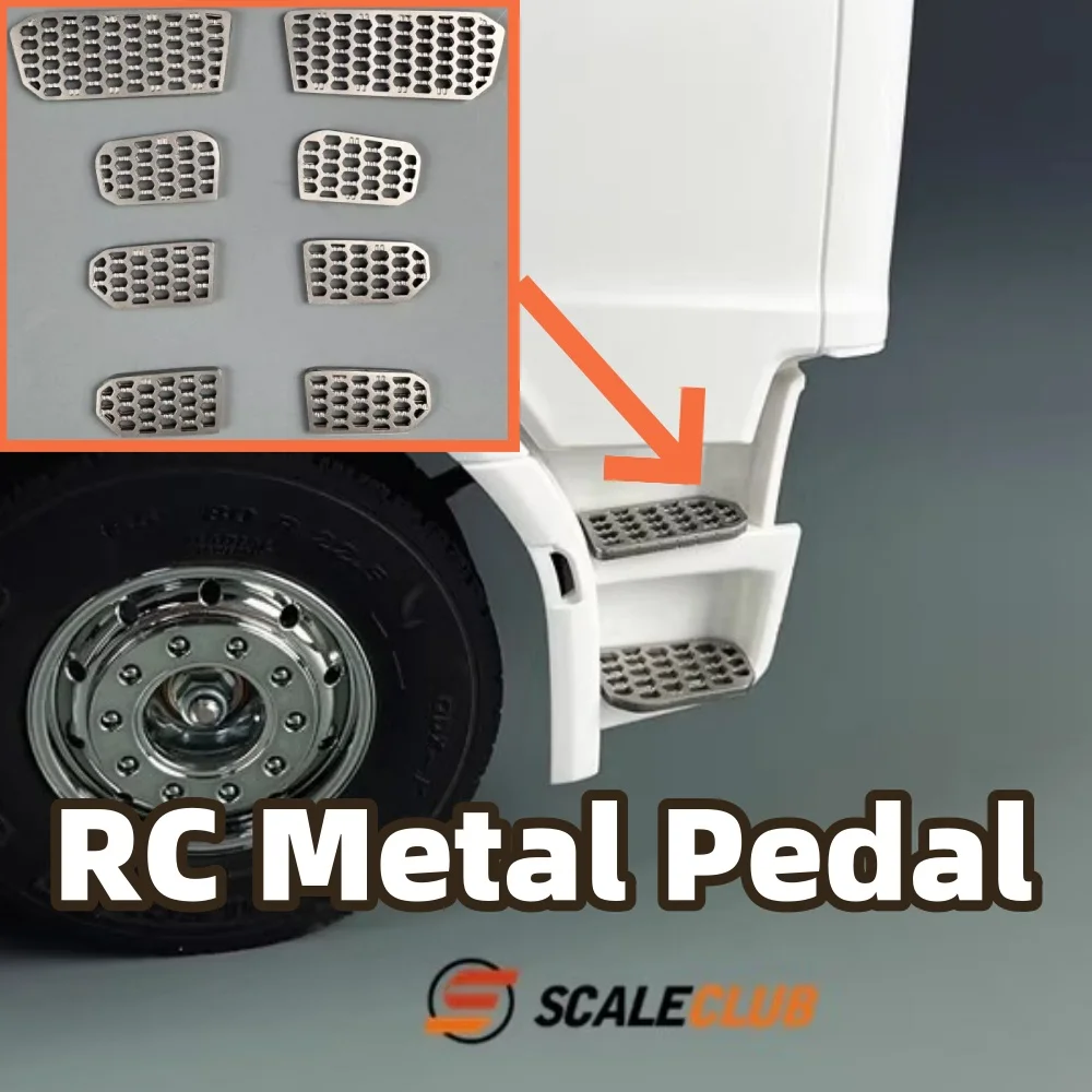 Metall Pedal Scaleclub Modell Für Tamiya 1/14 Scania 770s Offene Tür Version Fernbedienung RC Control Spielzeug Simulation Modell Upgrade teile
