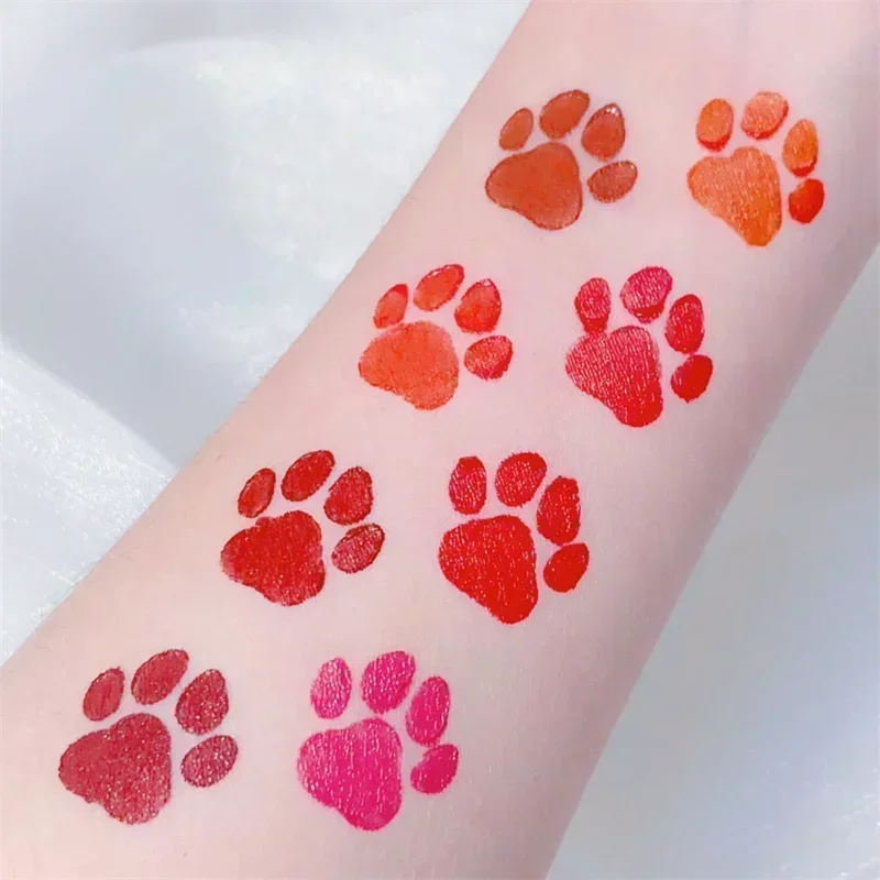 Ensemble de rouge à lèvres mat, longue durée, imperméable, 24H, Capsule Macaron en velours, Crayon à lèvres Non collant, couleur facile, maquillage