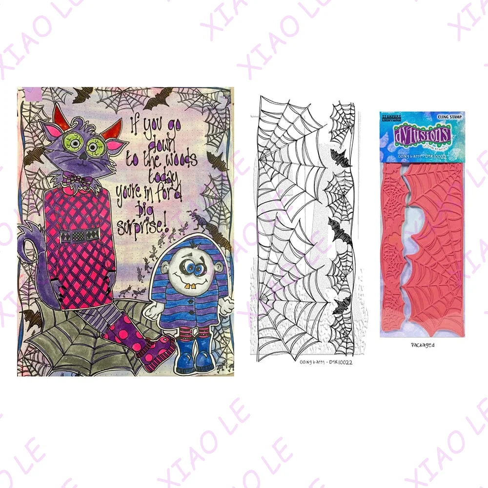 Going Batty Clear Silicone Stamps Diy Scrapbook Diary Decoration Embossed Paper Card Album Craft Template New Arrival