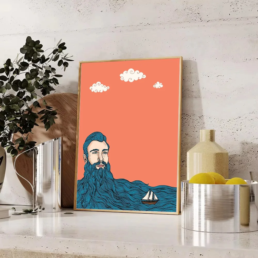 Lion Canvas Wall ArtAbstract Animal PaintingHome DecorModern ArtLiving Room DecorWildlife PaintingCanvas PrintGift IdeaUnique Ar