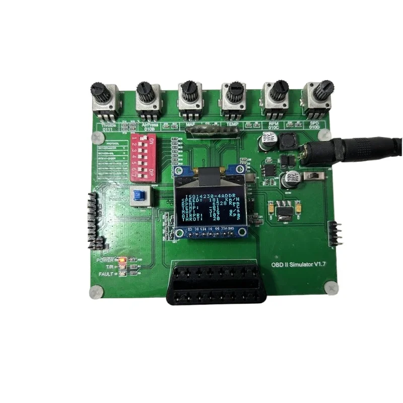 In-vehicle OBD simulator / ECU simulator / J1939 ELM327 test development connected car networking