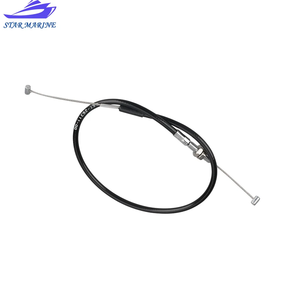 Throttle Cable for Yamaha Outboard Parts 2 Stroke 40HP 40X Parsun T40 HDX Seapro 66T-26311-00 66T-26311 boat engine