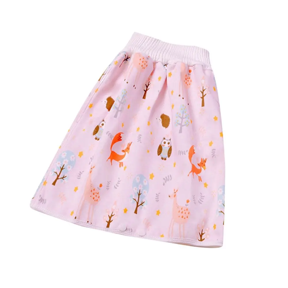 

Waterproof Baby Diaper Waterproof Pant Leak Proof Infant Washable Cloth Diapers Anti-Side Leakage Cotton Diaper Skirt