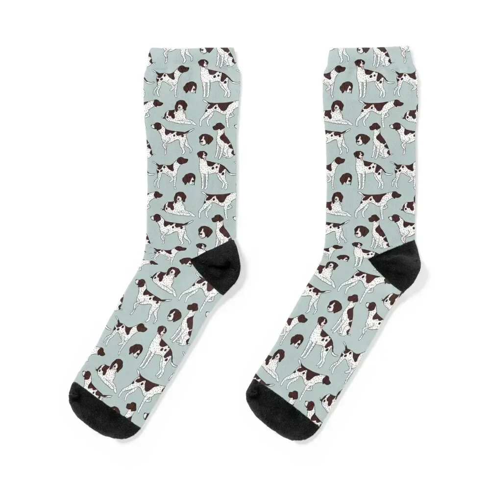 

German Shorthaired Pointer Dog Socks gift Antiskid soccer Toe sports hockey Socks Woman Men's