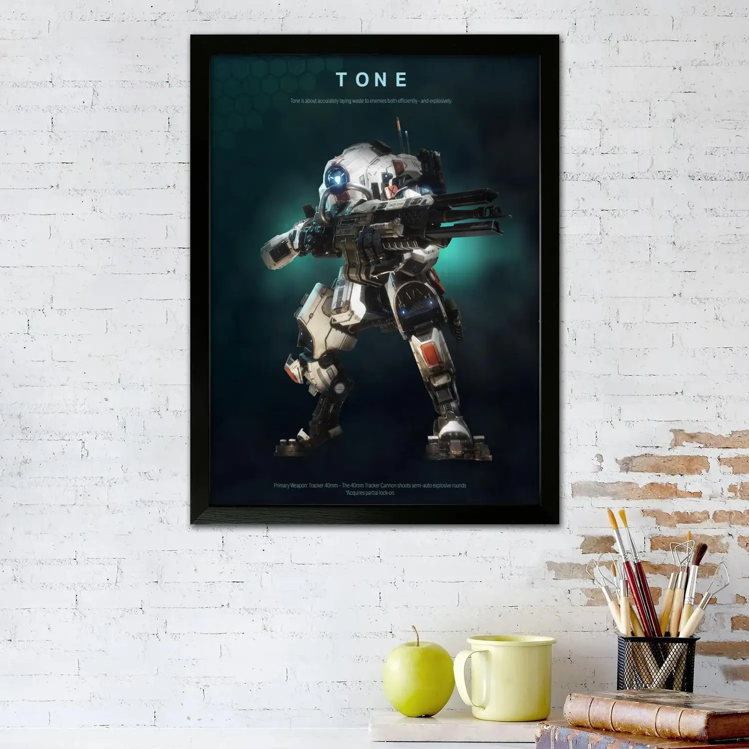 titanfall video game Canvas Art Poster, Wall Art Picture Print, Modern Family Bedroom Decor Posters,Decorative painting