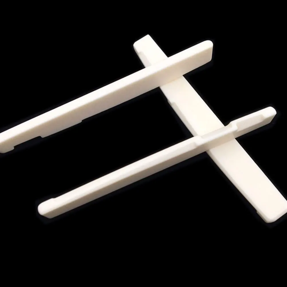 

2Pcs Premium Ox Bone Guitar Nuts Durable Bridge Saddle Replacement Improve Sound Quality Ideal for Musicians Gift