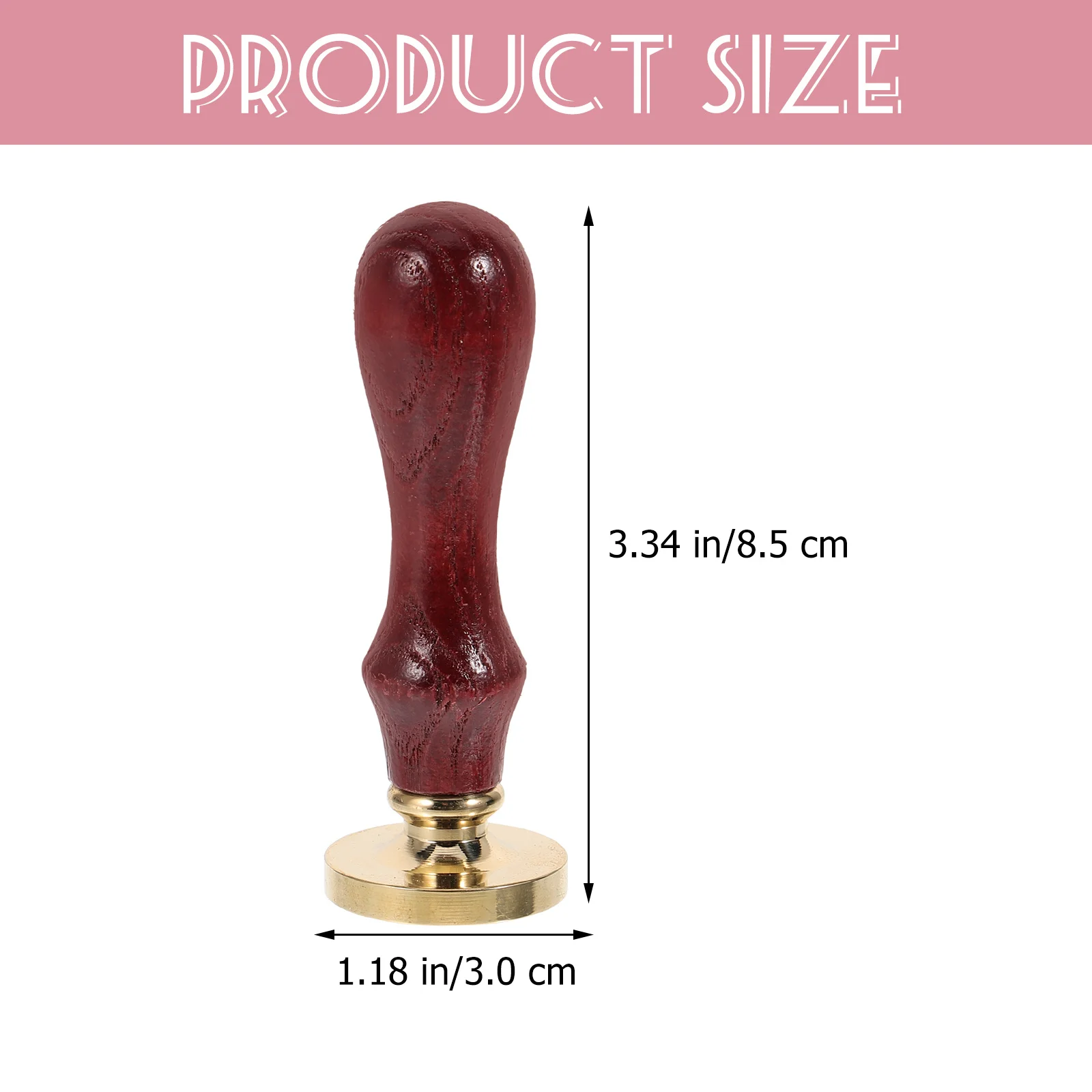 

Wax Seal Wood Handle Copper Head Style Envelope Wax Seal Creative Pattern DIY Crafts Gift Letter