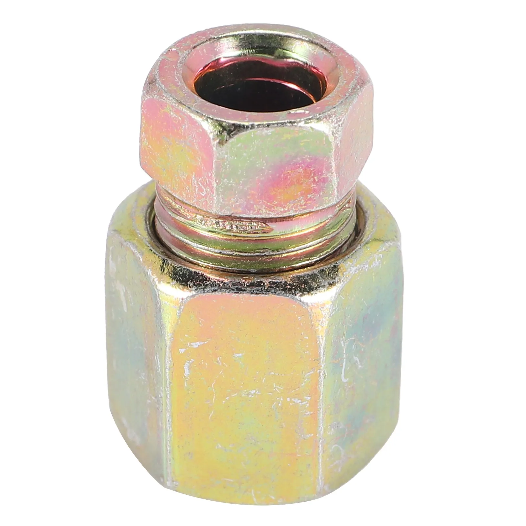 Imagem -05 - Masculino e Feminino End Union Brake Pipe Screw Nuts Copper Brake Tubes Pipe Fittings Metric M10 x mm em 16in 50 Pcs