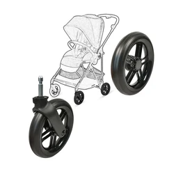 Ruota per passeggino per Melio 2/3 passeggino anteriore o posteriore con accessori di ricambio per Buggy dell'asse del telaio del pneumatico della ruota del cuscinetto