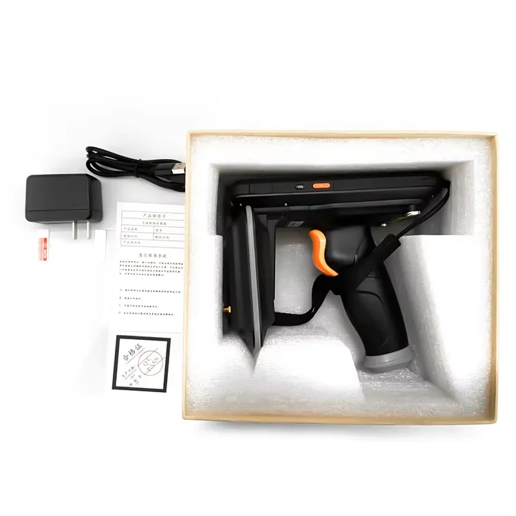 رائجة البيع طويلة المدى لقارئ علامات RFID السلبي اللاسلكي المحمول UHF قارئ بطاقات التحكم في الوصول المحمول #6