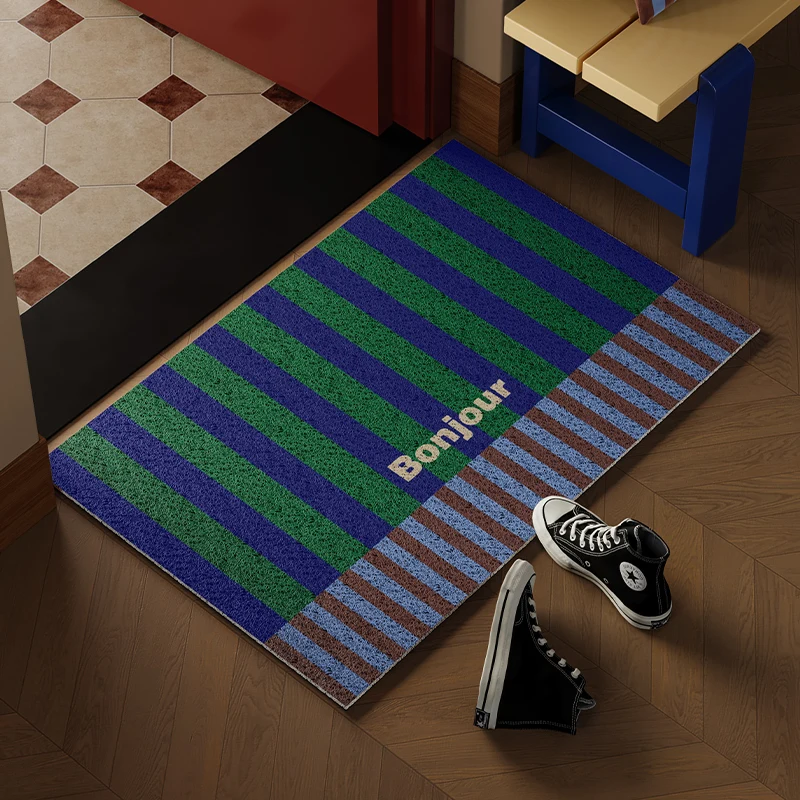 Cobb Impression Medium Antique Silk Circle Floor Mat Entry Door Mat Entry Door 2024 New Advanced Door Non-slip Mat