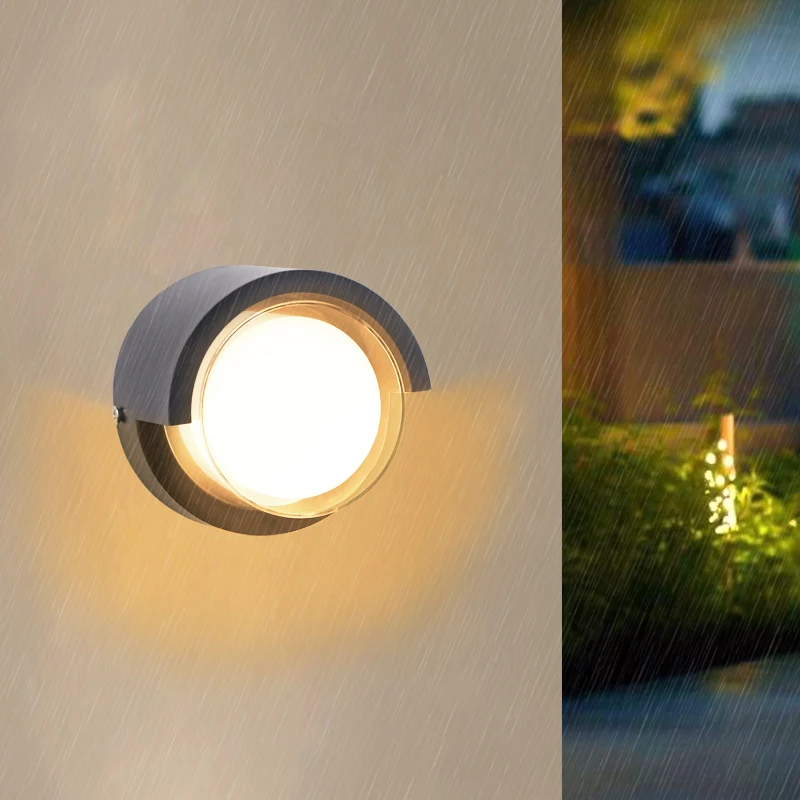 Led Outdoor Waterproof Wall Lamp IP65 5w Outdoor Porche Garden Corridor Villa Garden Balcony Indoor Minimalist Wall Lamp